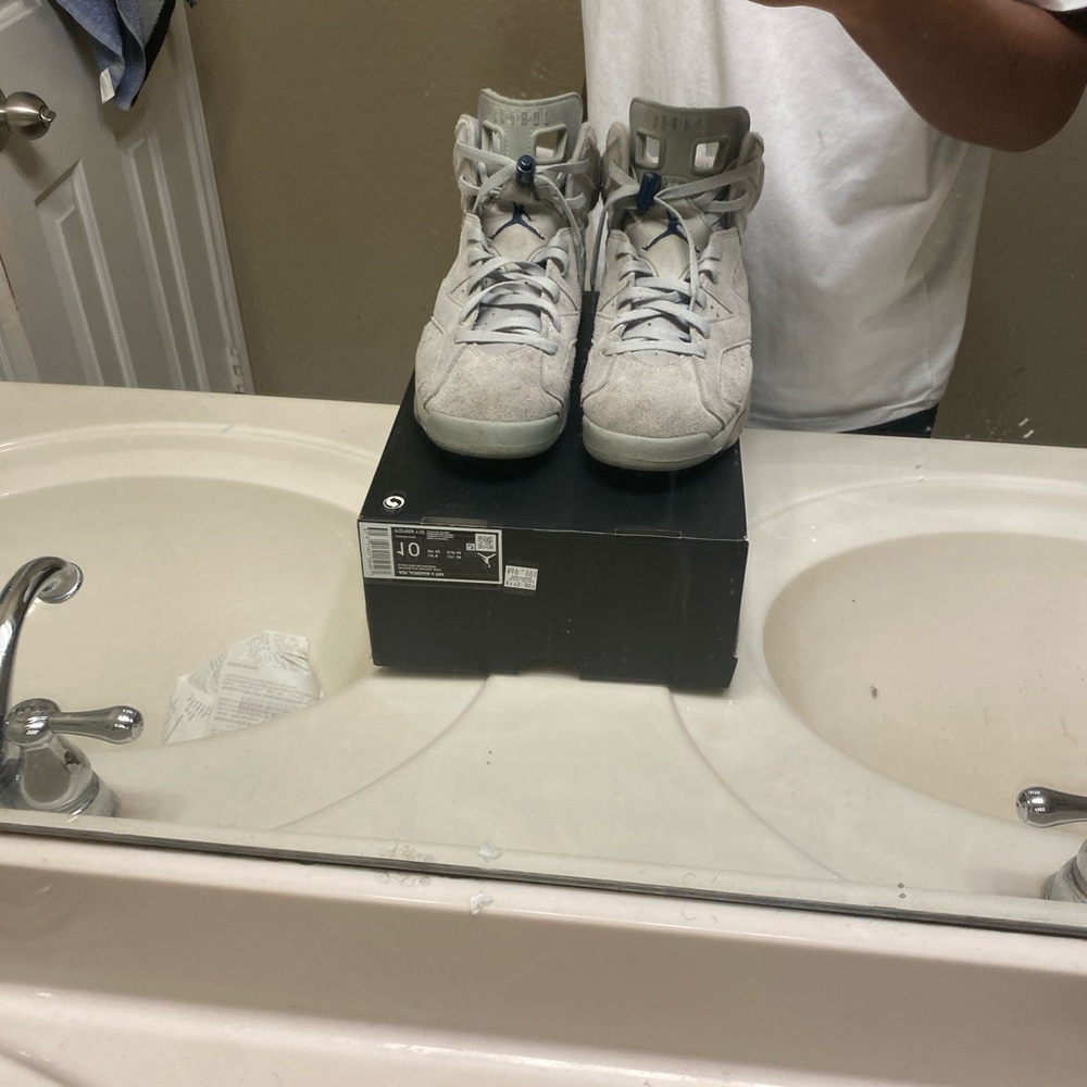 Jordan Gray High-Top Sneakers